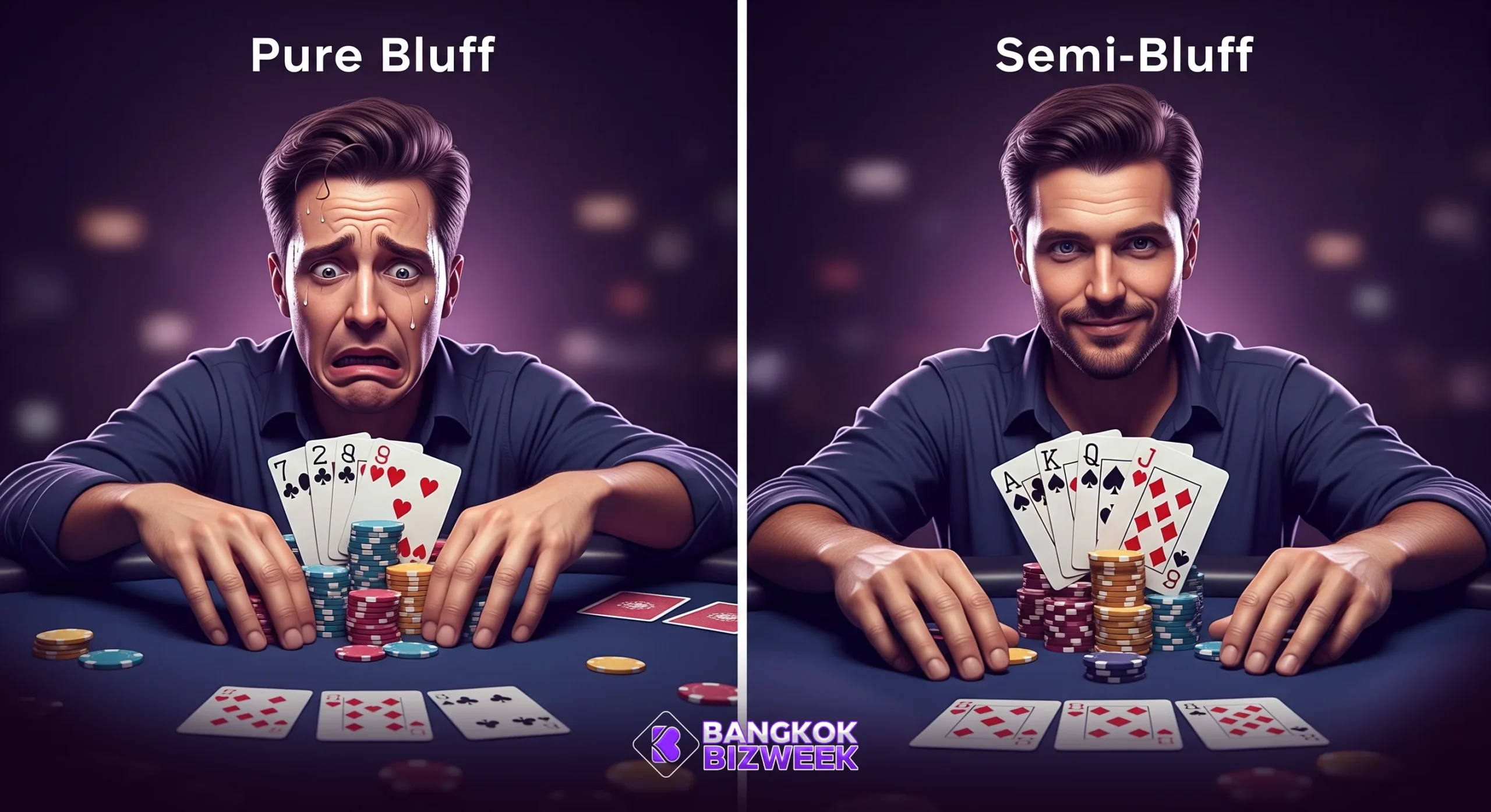 Pure Bluff Semi-Bluff