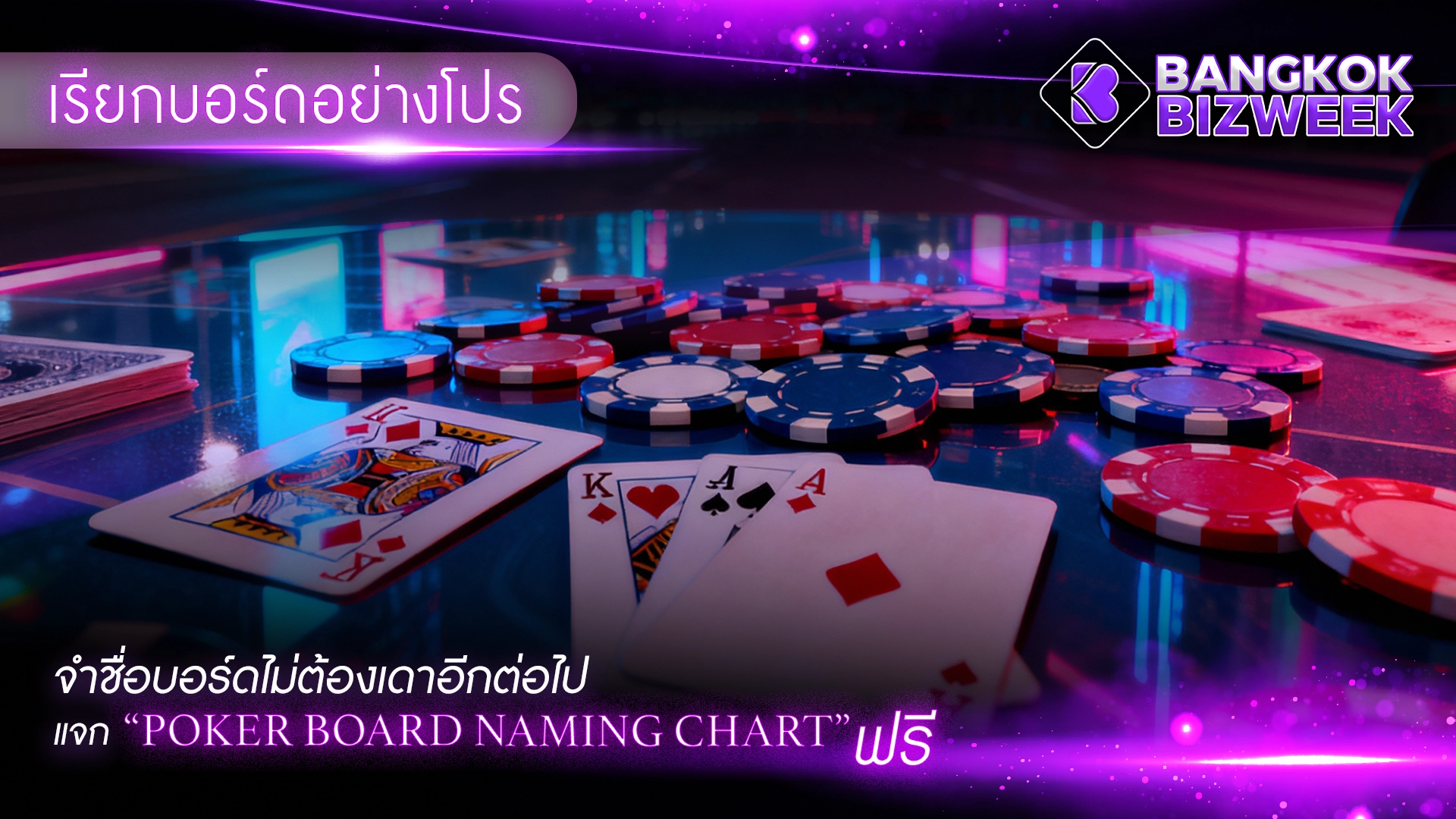 เรียกบอร์ดอย่างโปร จำชื่อบอร์ดไม่ต้องเดาอีกต่อไป แจก “Poker Board Naming Chart” ฟรี